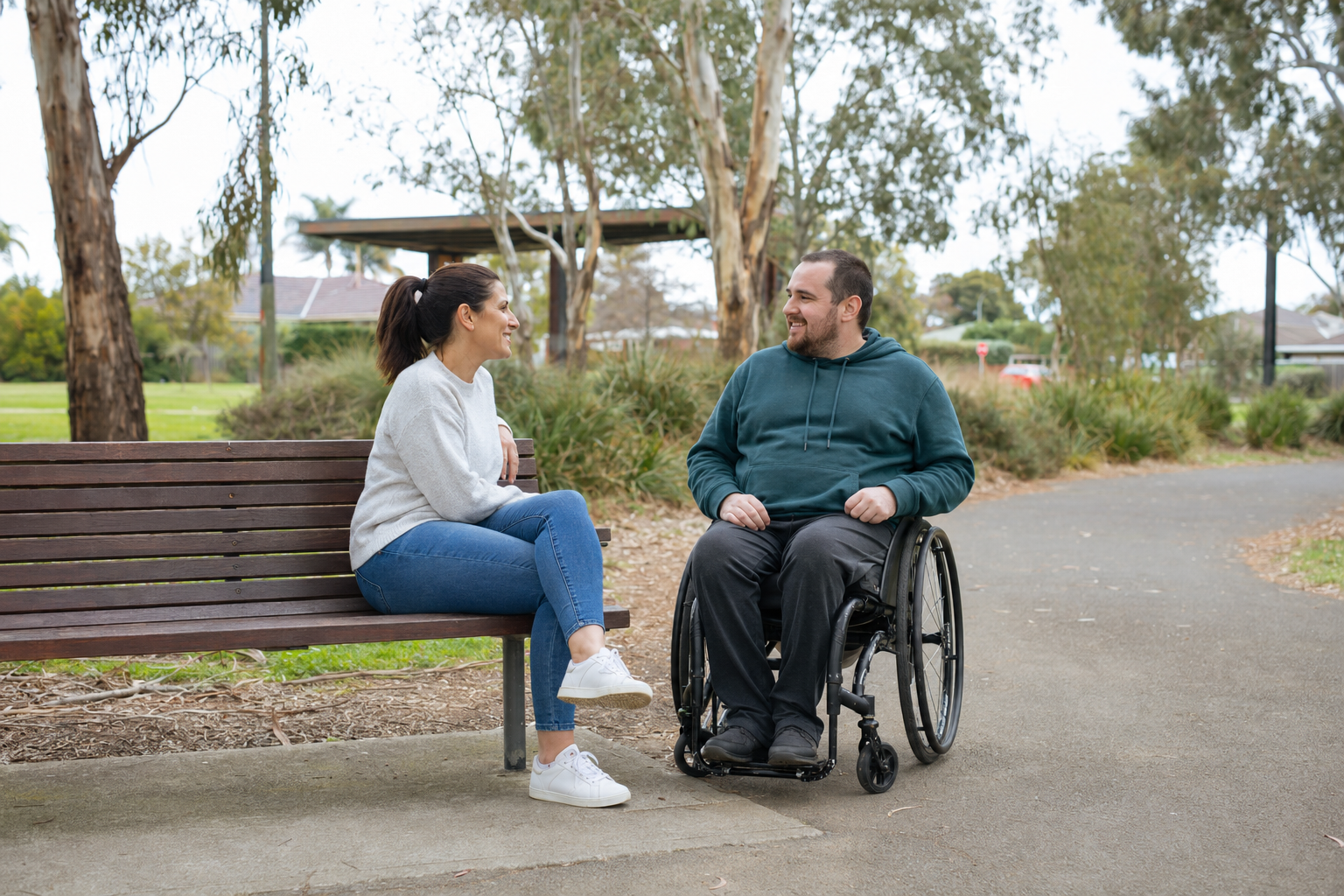 NDIS community access support for a participant in Pascoe Vale South